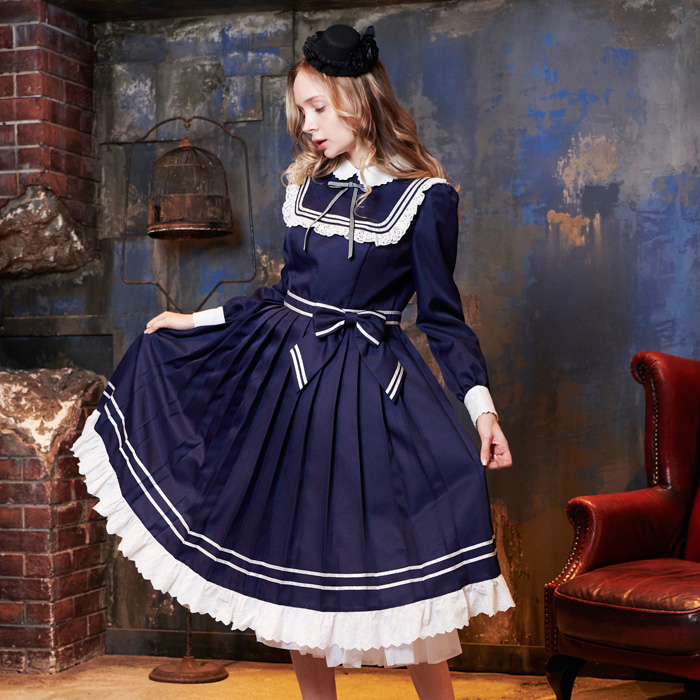 【栀】L01110 lolita オリジナル 洋服 ロリータ ワンピース